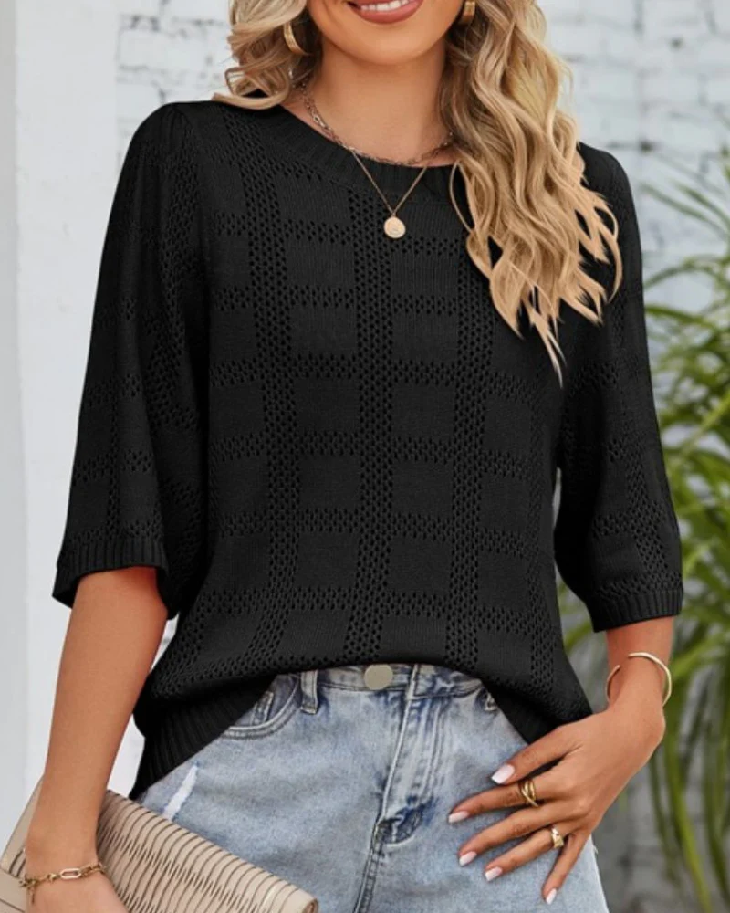 Diana® | Elegant Mid-Length Sleeve Blouse - Image 3