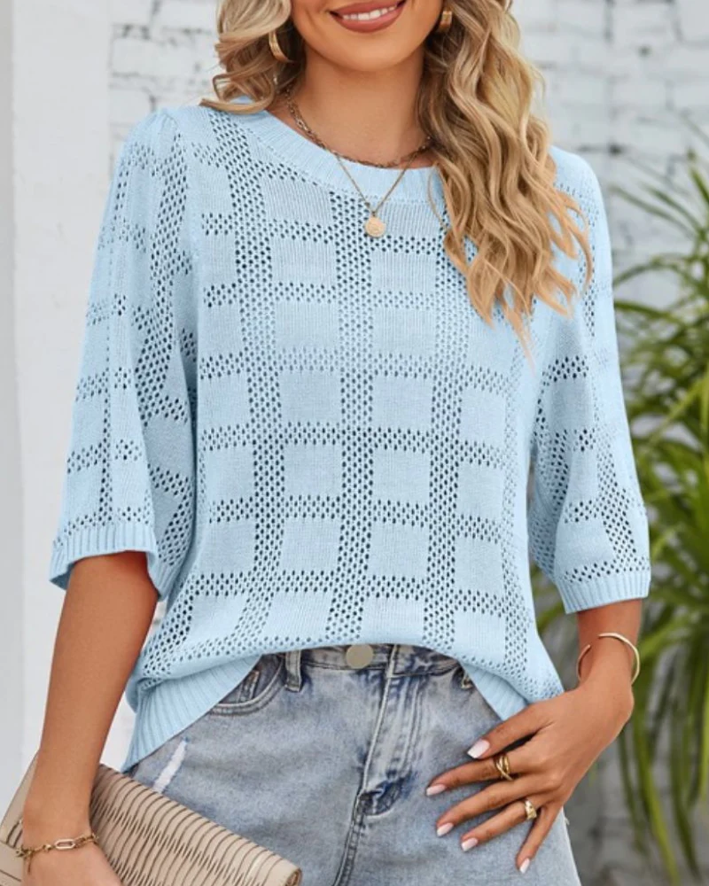 Diana® | Elegant Mid-Length Sleeve Blouse - Image 4