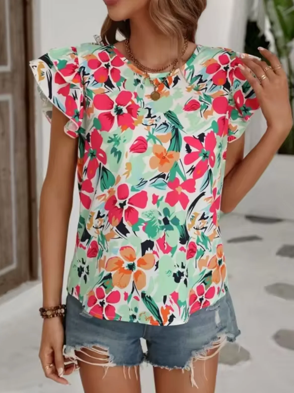 Diana® | Floral Print Summer Blouse - Image 2
