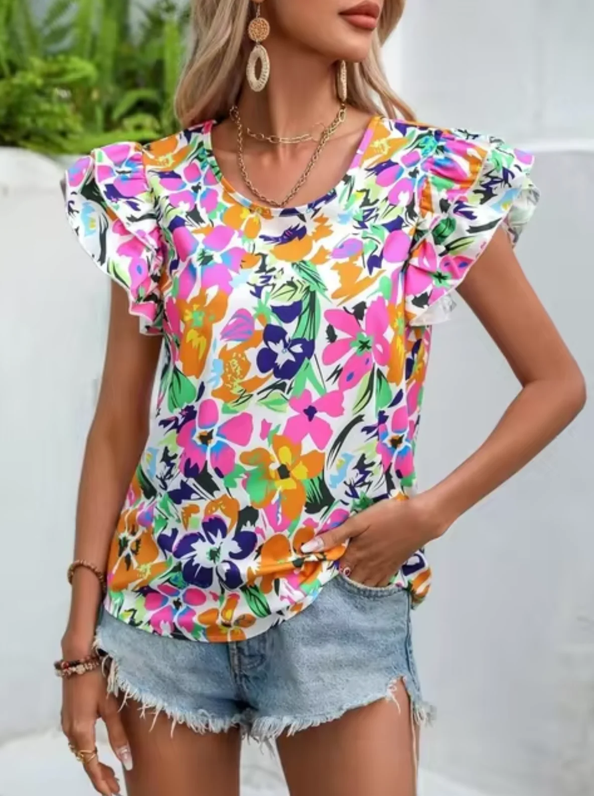 Diana® | Floral Print Summer Blouse - Image 4