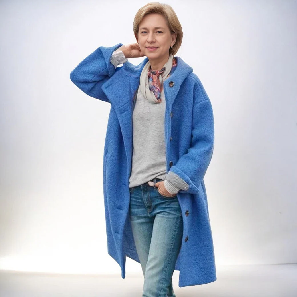 Diana | Long and comfortable coat for women - Image 2