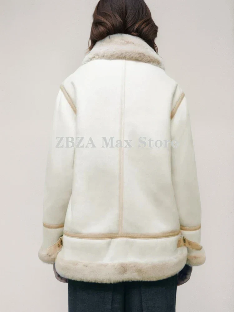 Diana | Warm faux teddy jacket for women - Image 3