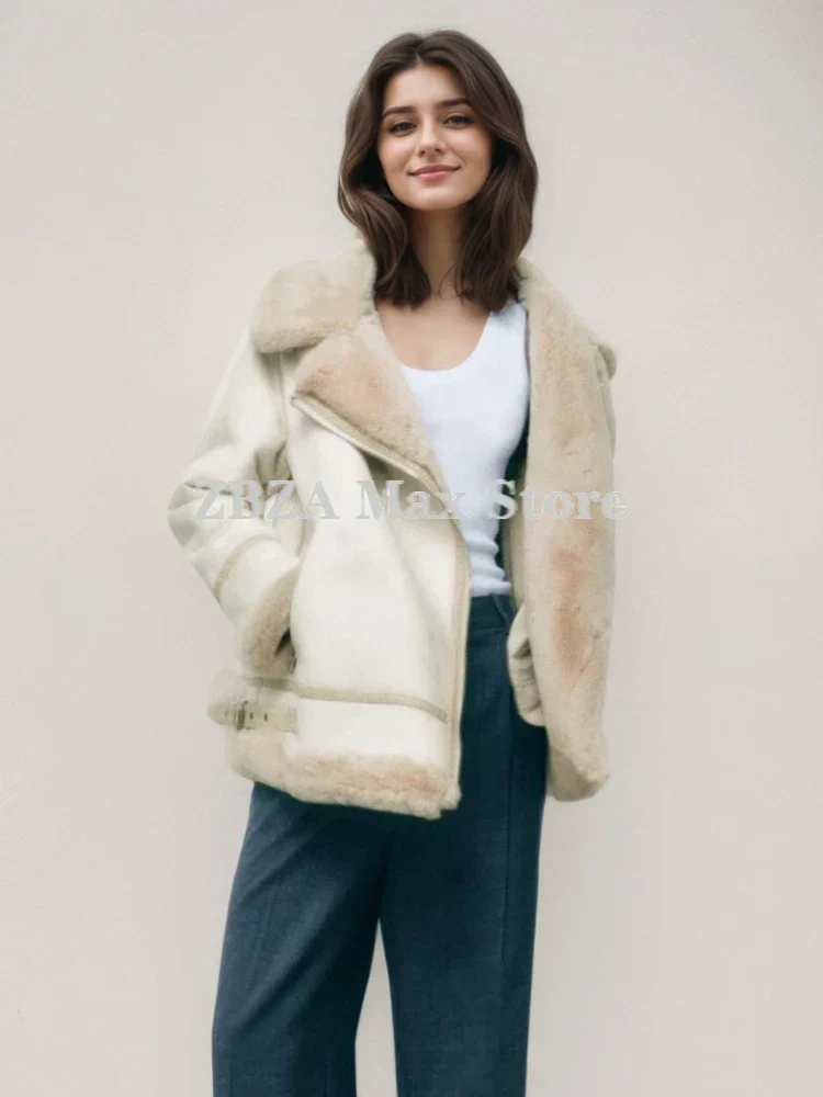 Diana | Warm faux teddy jacket for women - Image 6