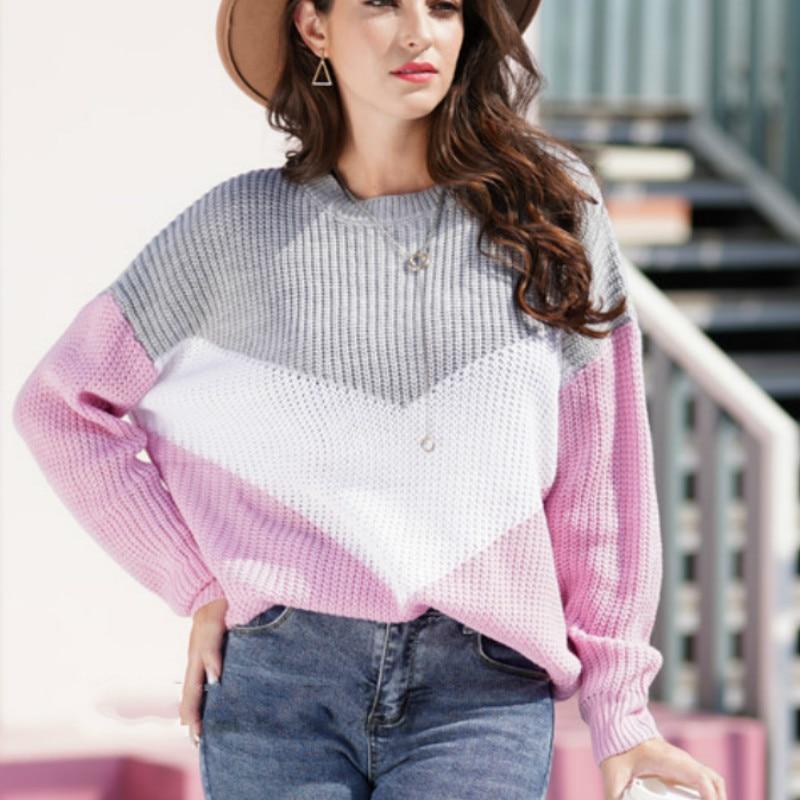 Dolores | Loose long-sleeved knitted sweater for women - Image 3