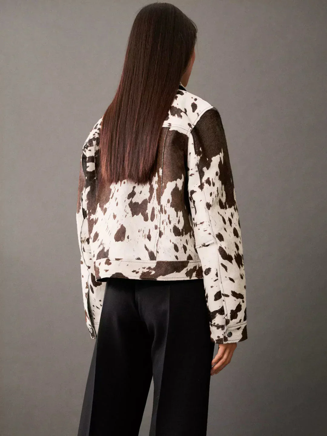 Dolores | PRINTED LEATHER JACKET - Image 2