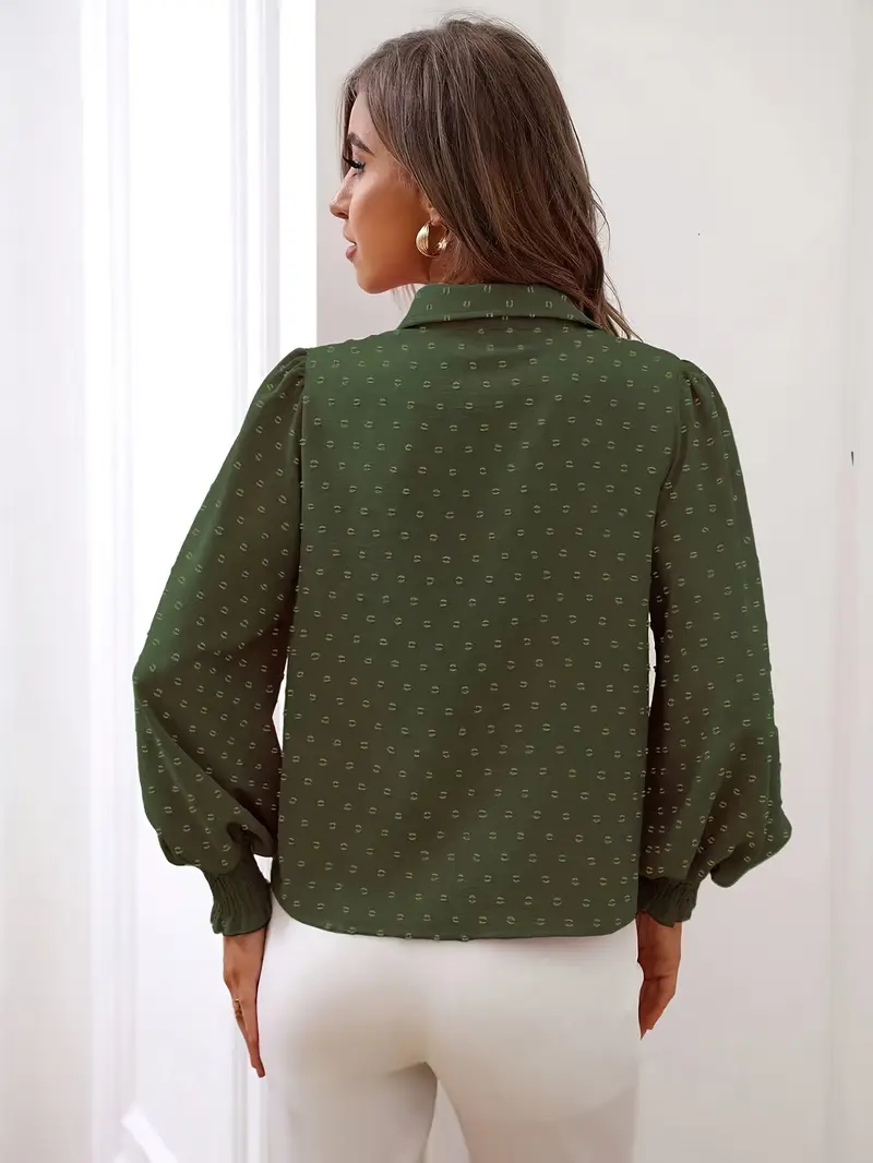 Domenica® | Elegant Blouse With Gathered Cuff Sleeves - Image 2