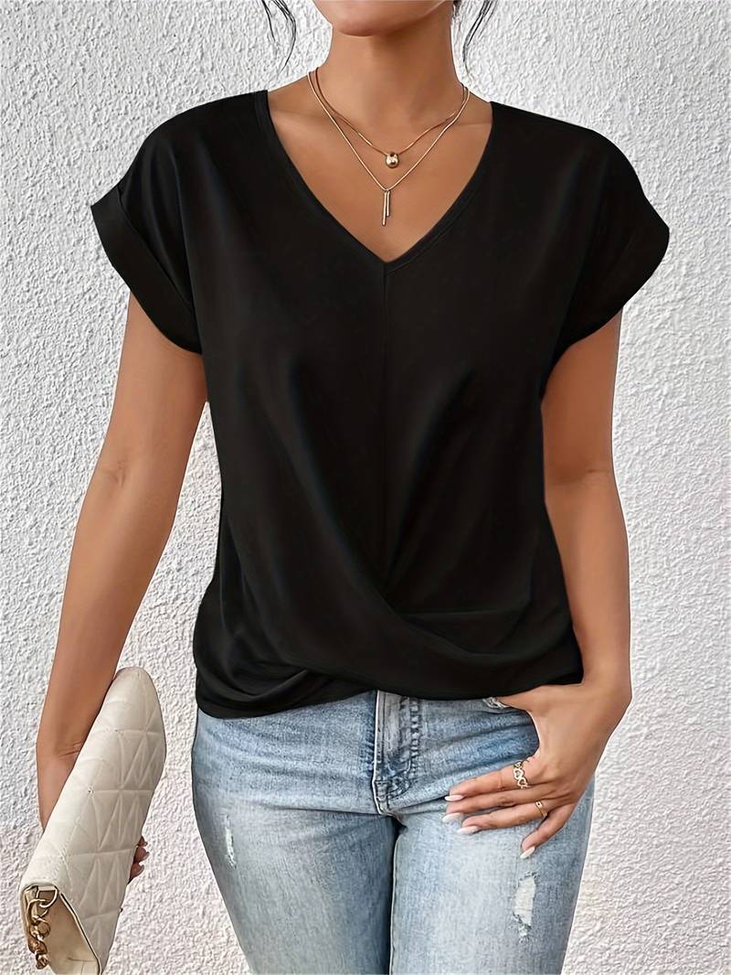 Domenica® | Elegant Short-Sleeved T-Shirt - Image 2
