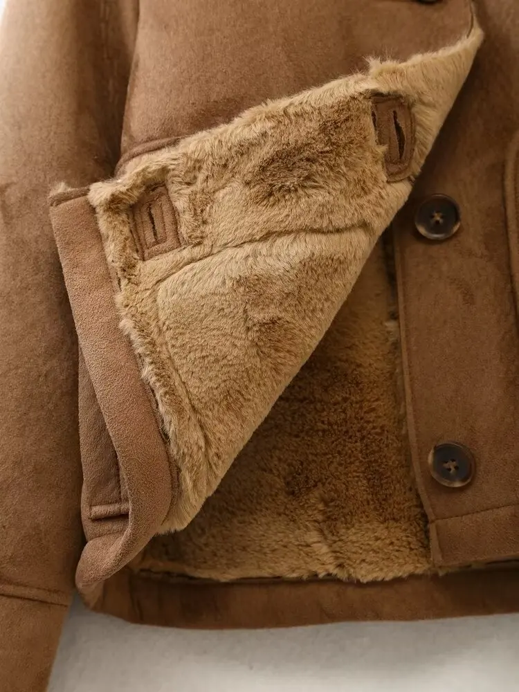 Dominique | Women's coat jacket with lapels for autumn and winter - Image 5