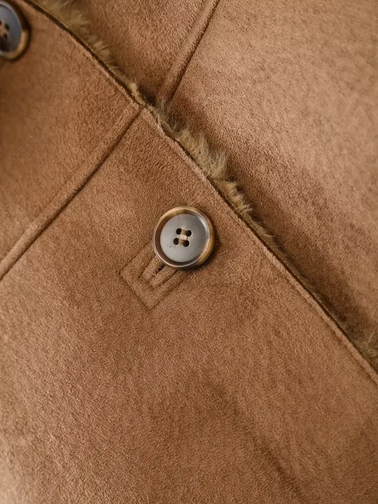 Dominique | Women's coat jacket with lapels for autumn and winter - Image 6