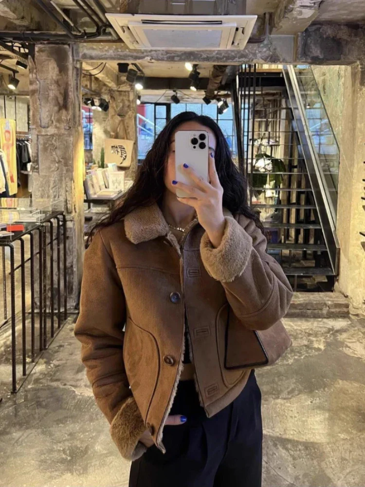 Dominique | Women's coat jacket with lapels for autumn and winter - Image 7