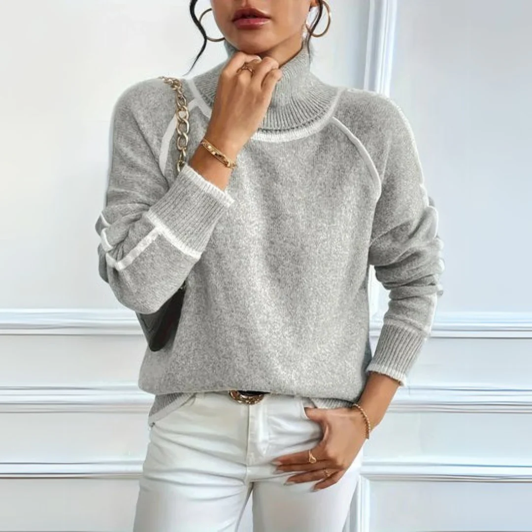 Dominique | Elegant Turtleneck Sweater - Image 2