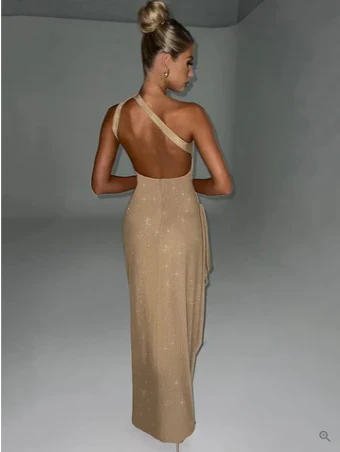 Doris® | Elegant Cocktail Dress With Pearl Trim And Back Neckline - Image 2