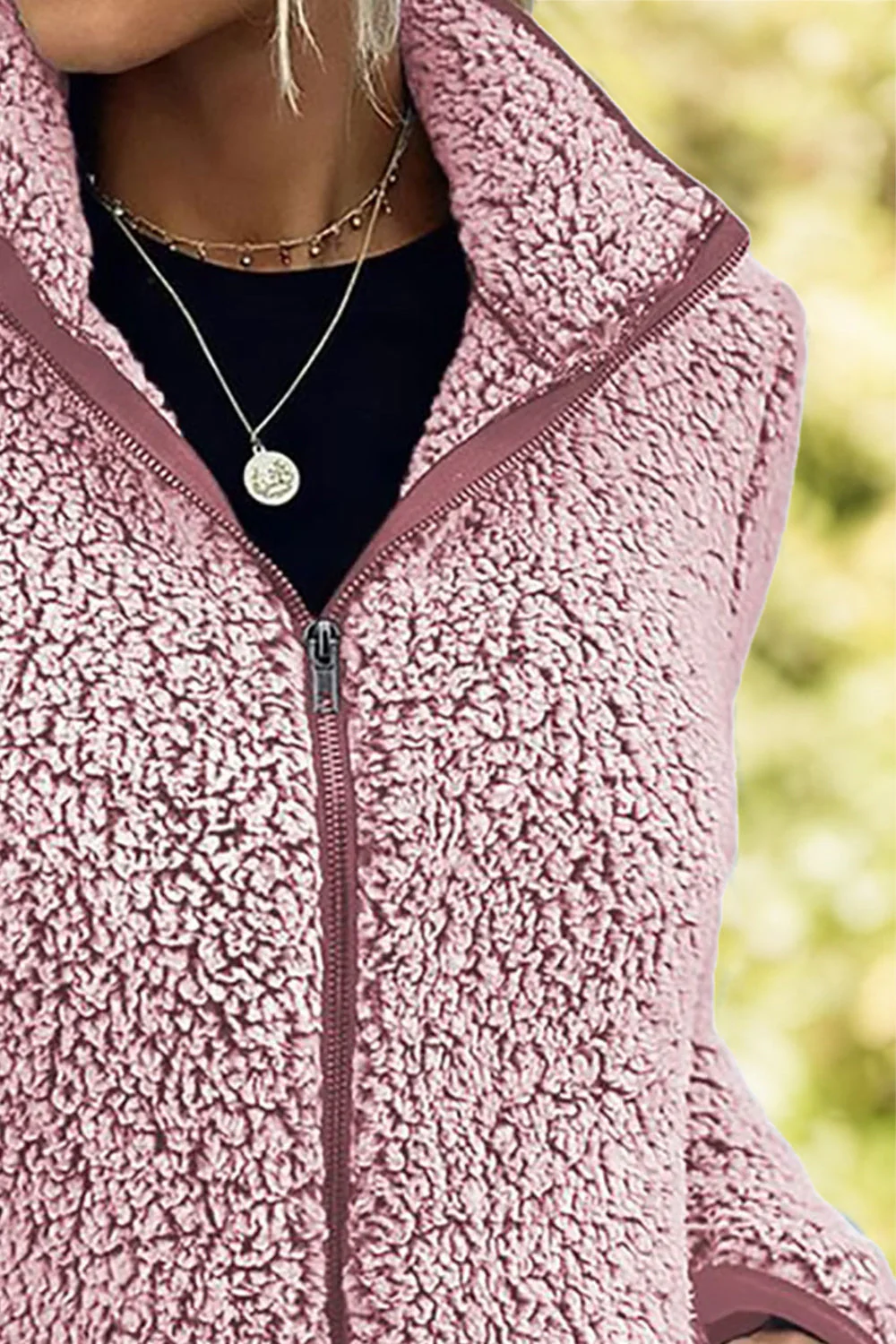 Doris | Turtleneck jacket with zip and pockets - Image 24