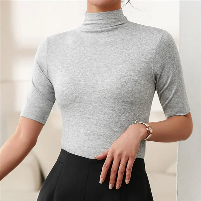 Doris | Classic seamless turtleneck sweater - Image 3