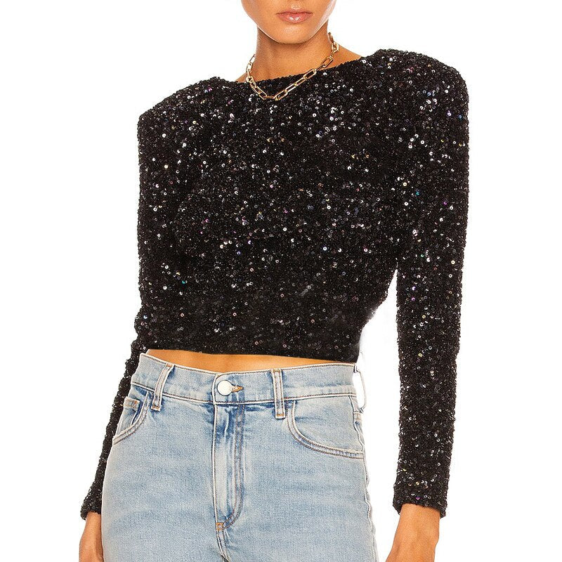 Dorotea® | Glamorous Glitter Top For Women - Image 2