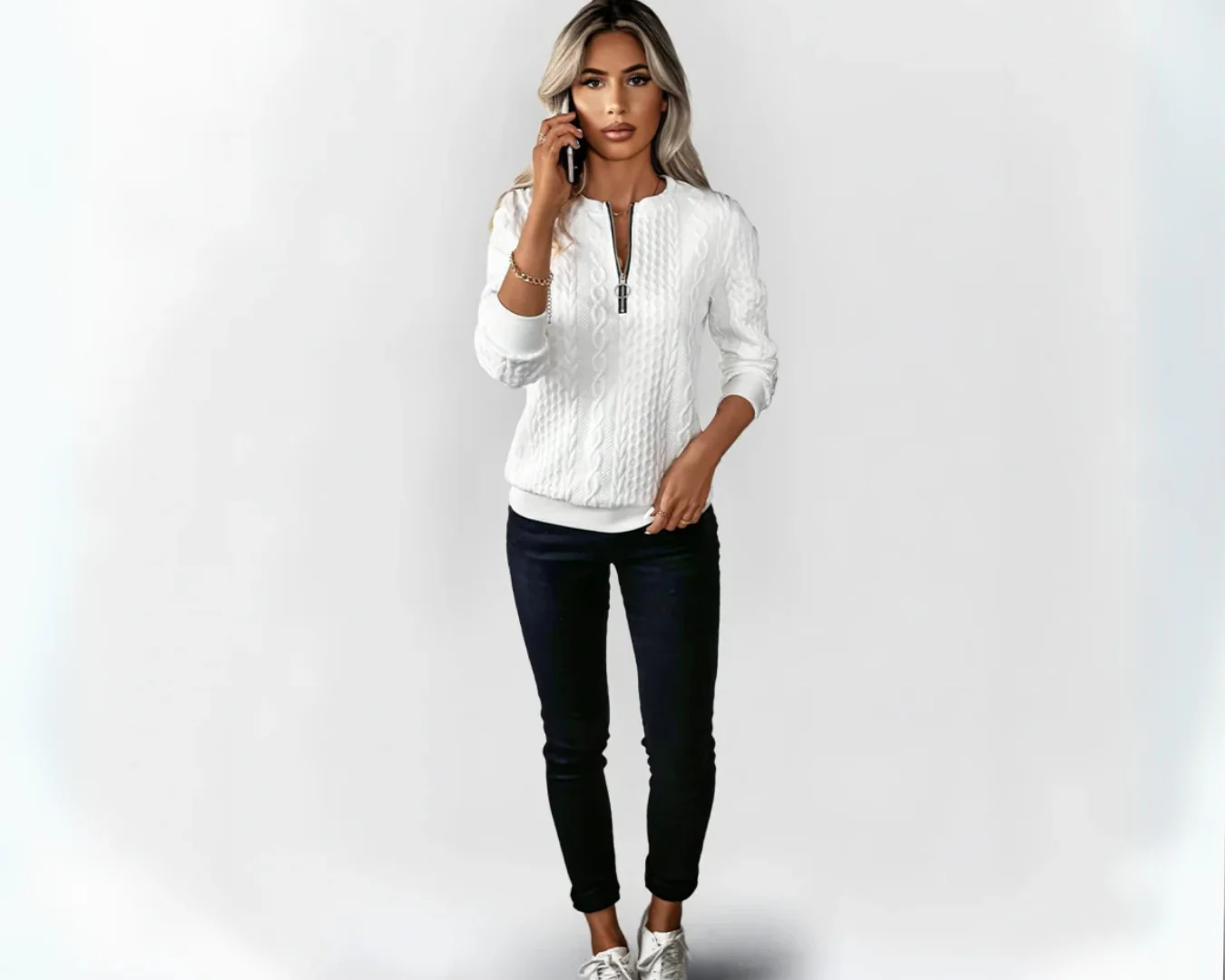 Dorotea | Pullover with zip