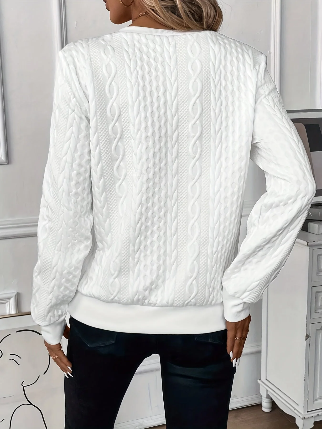 Dorotea | Pullover with zip - Image 3