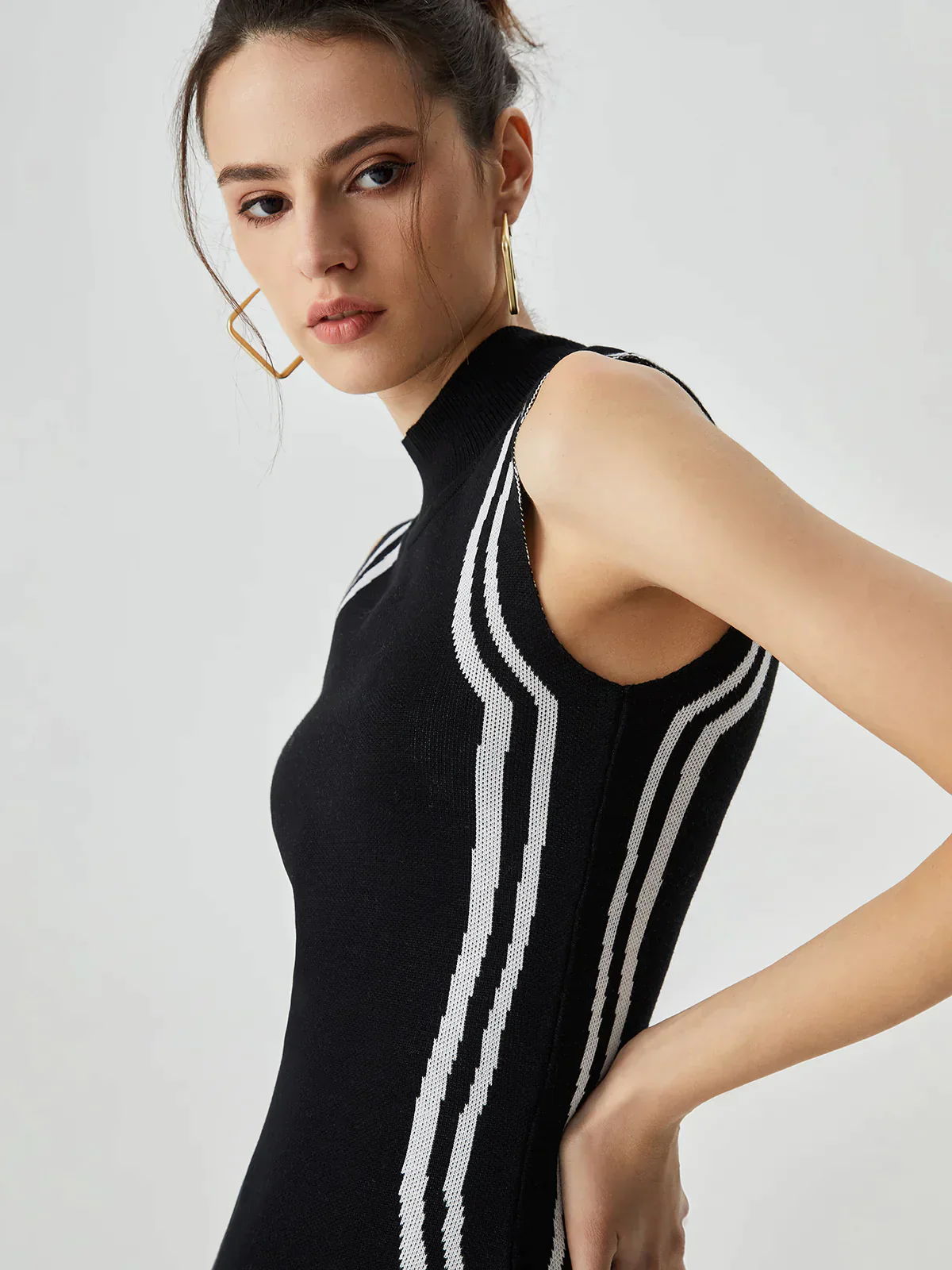 Dulce® | Asymmetrical Knit Dress - Image 4