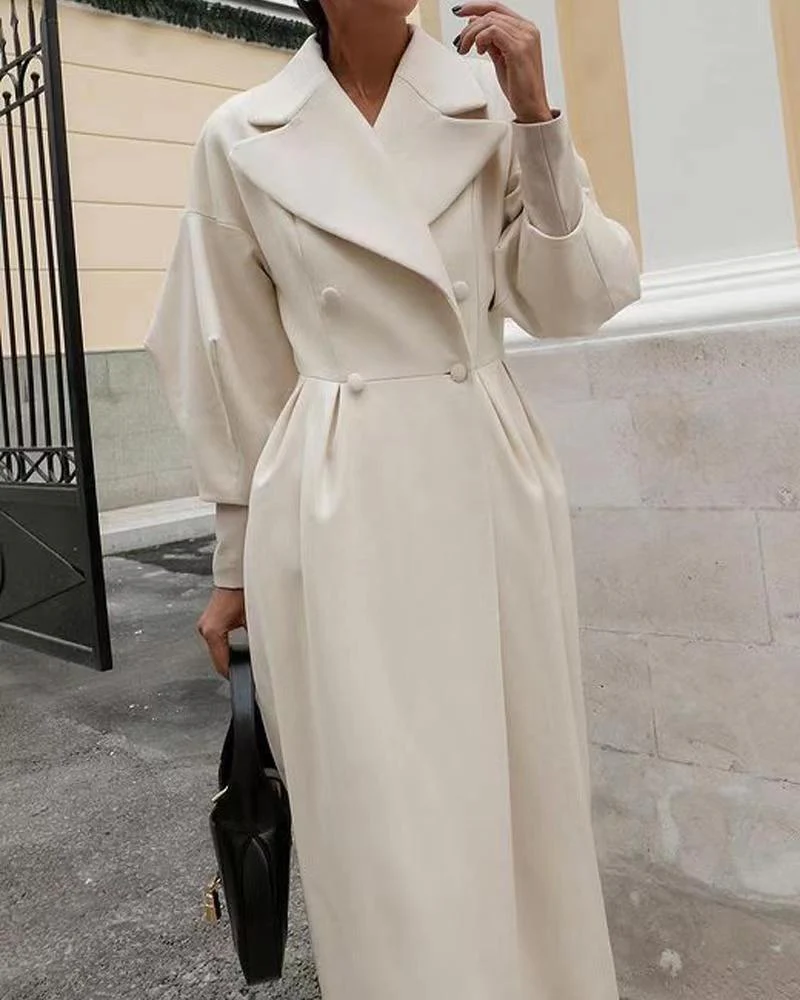 Dulce | Coat with puff sleeves and lapels - Image 16