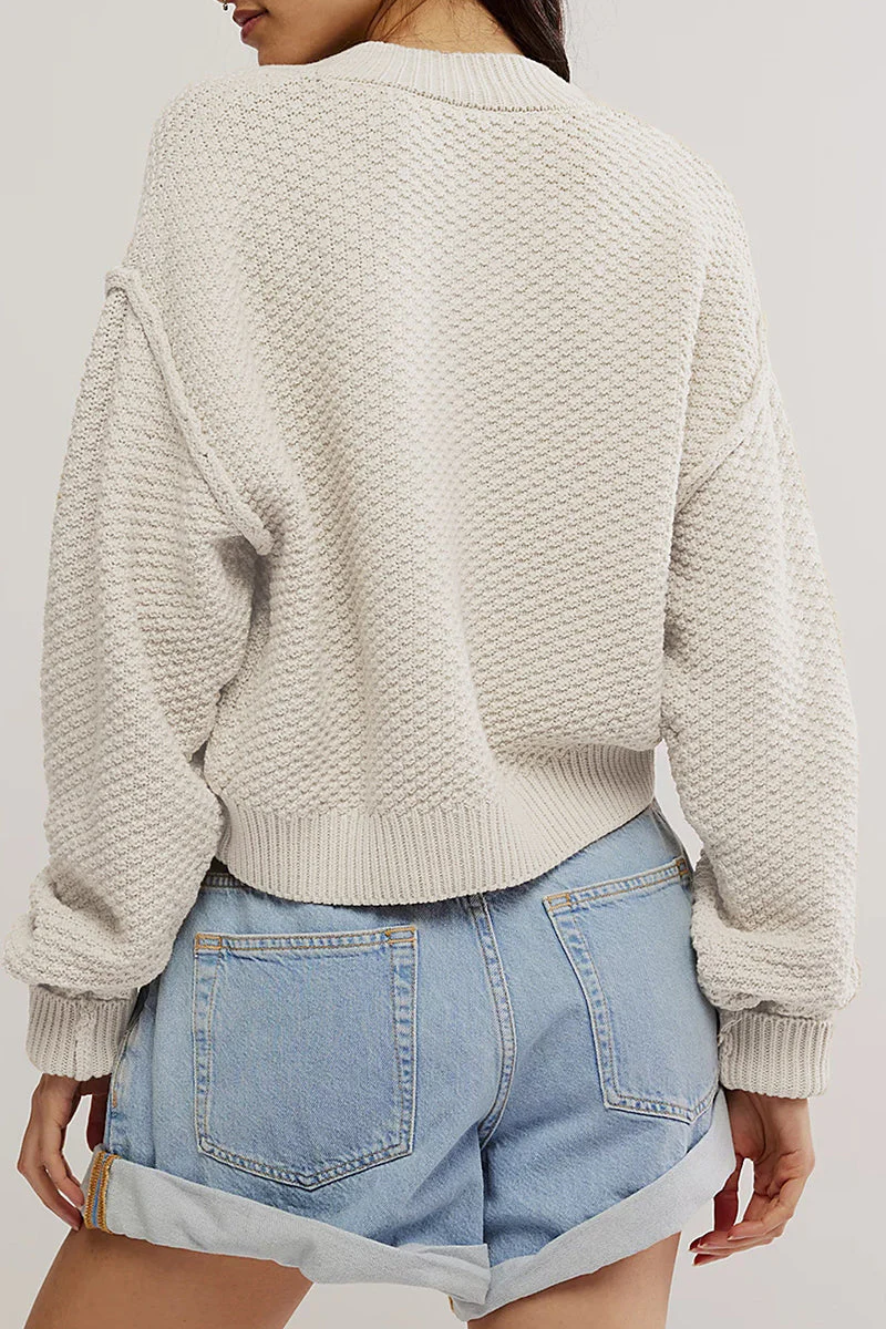 Dunja | Casual everyday outerwear with solid color buttons and O-neck - Image 11