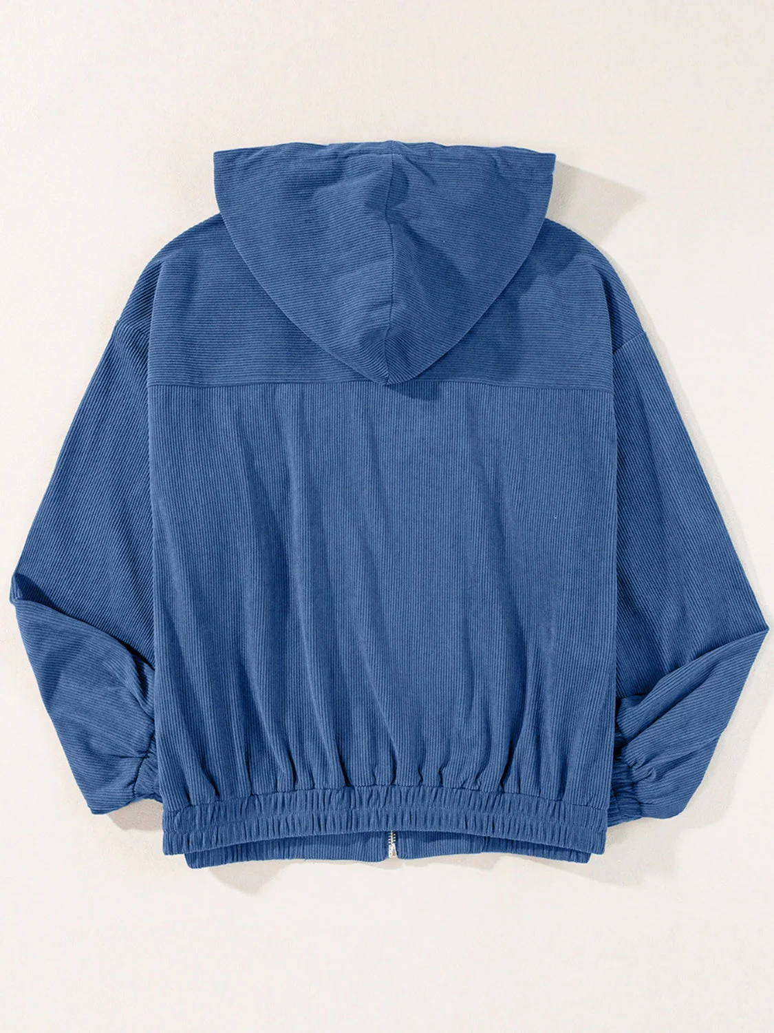 Edith | Long sleeve hooded jacket with drawstring and zip fastening - Image 11