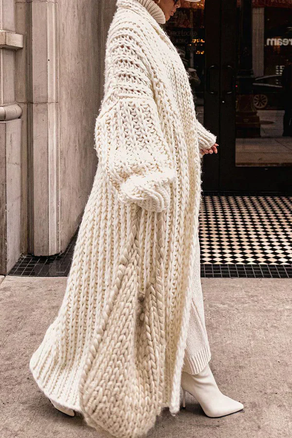 Edna | Classic and stylish winter cardigan - Image 2