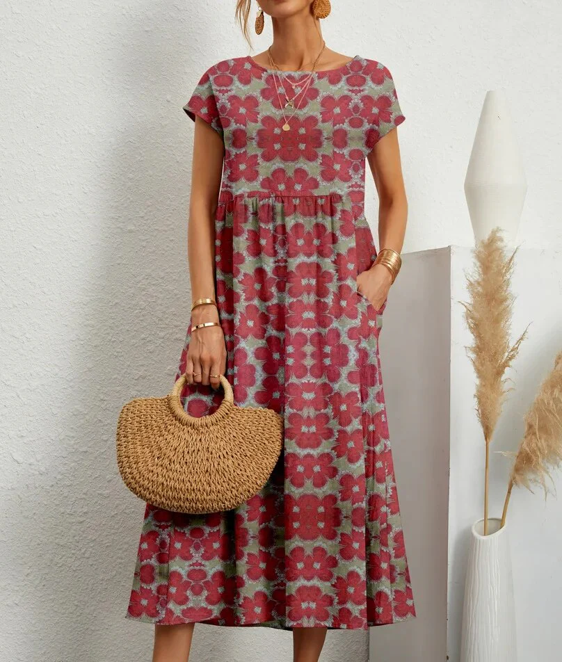 Edna® | Elegant Floral Dress - Image 8