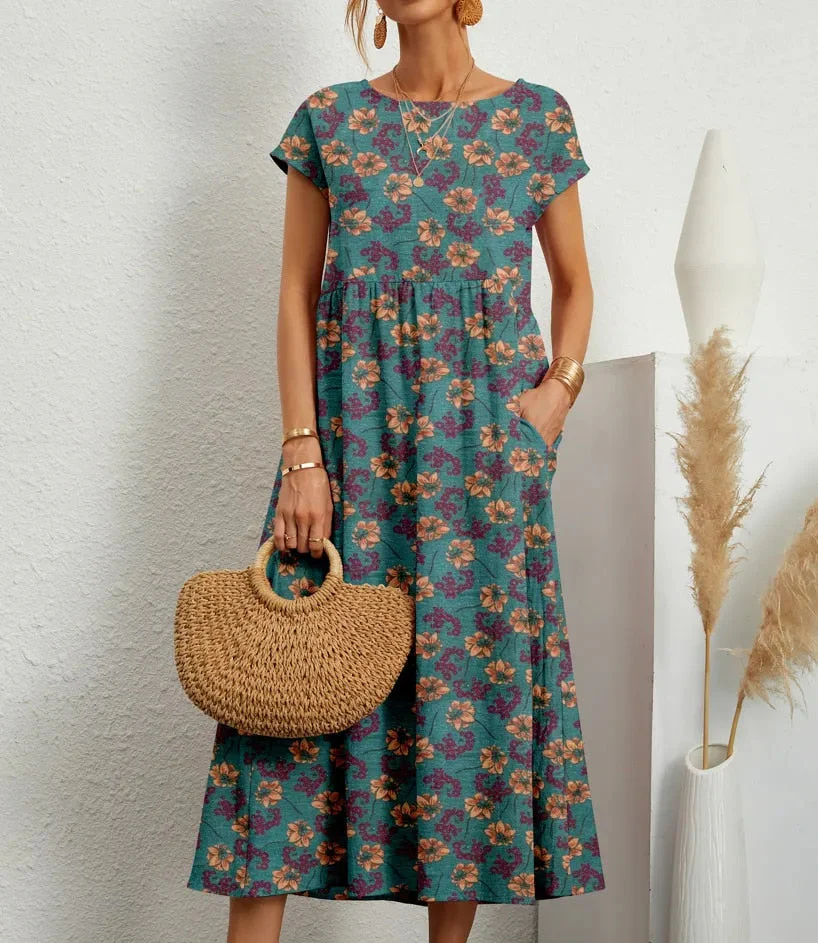 Edna® | Elegant Floral Dress - Image 9