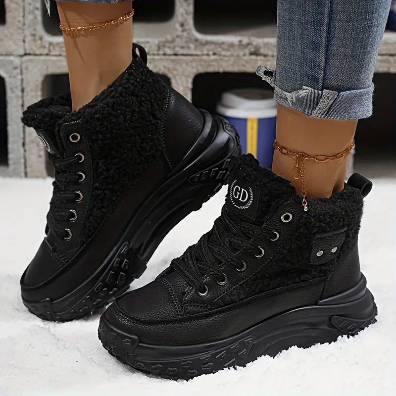 Edna | Waterproof plush ankle boots - Image 2