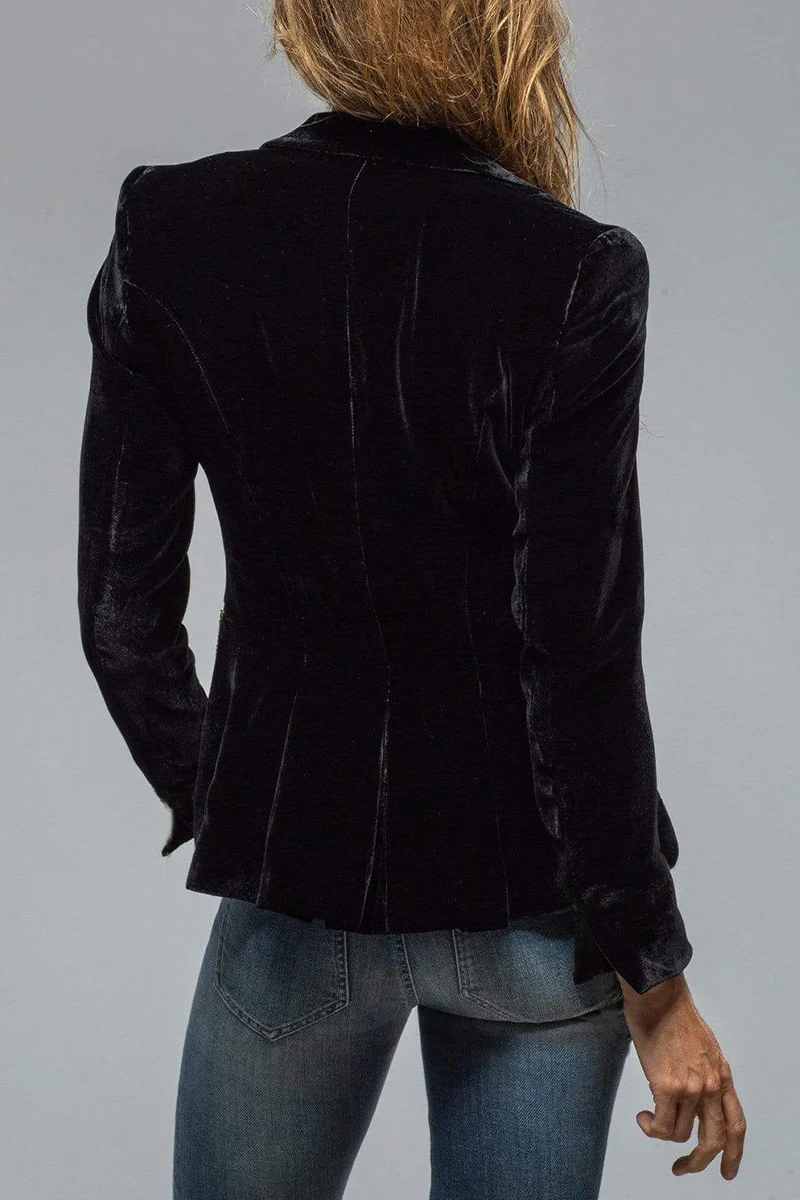Eefje | Casual everyday outerwear with pocket buttons and reversible collar - Image 5