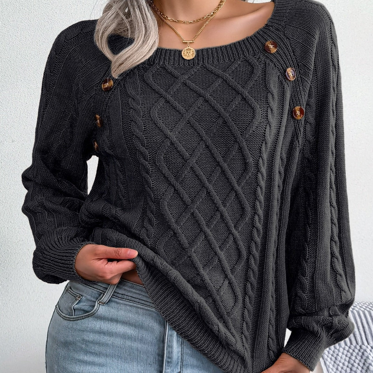 Ela® | Elegant knitted sweater for women - Image 2
