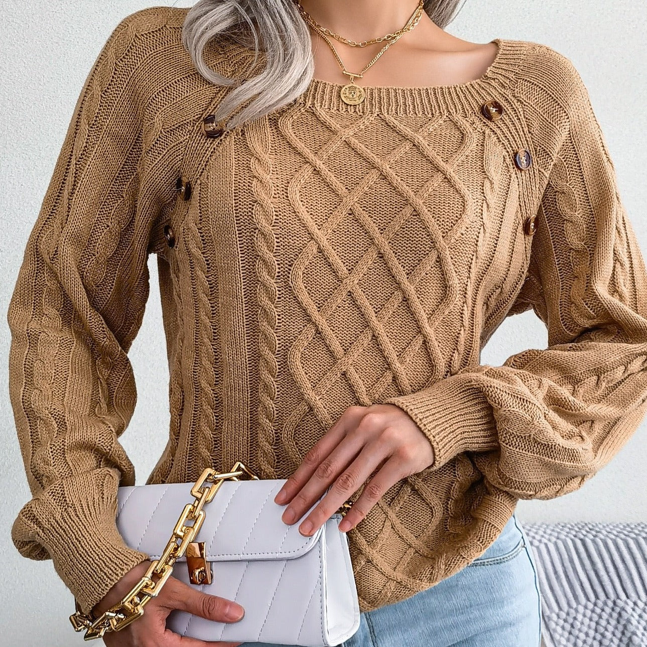 Ela® | Elegant knitted sweater for women - Image 4