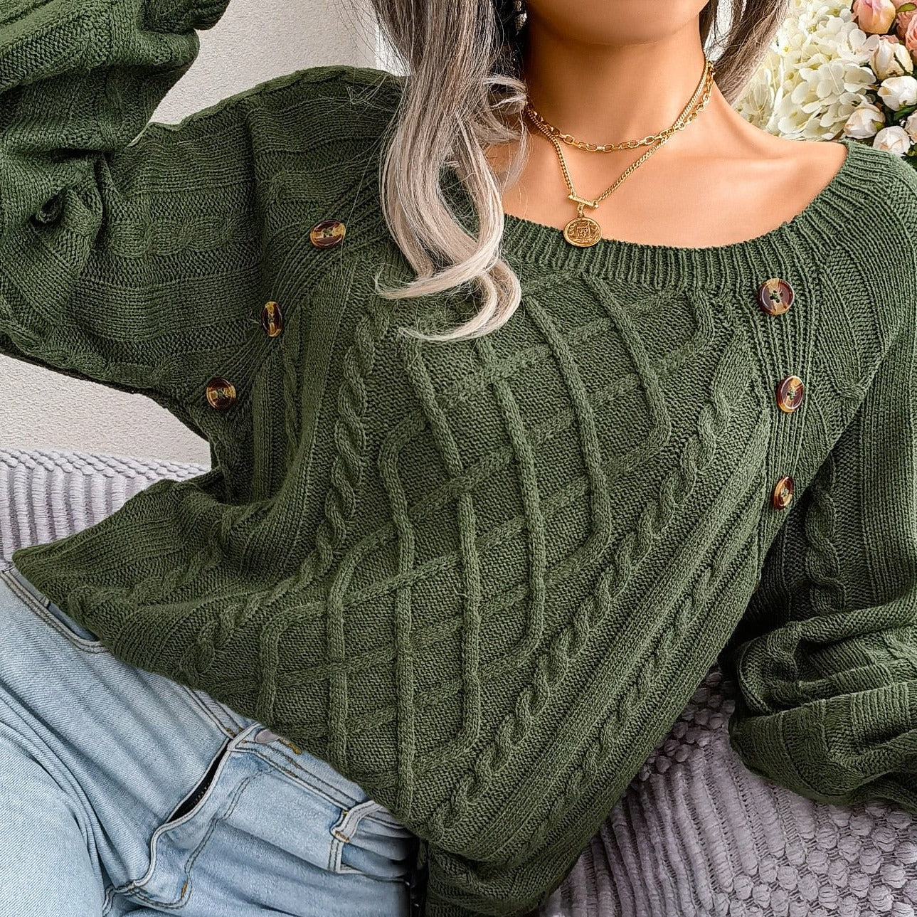 Ela® | Elegant knitted sweater for women - Image 5