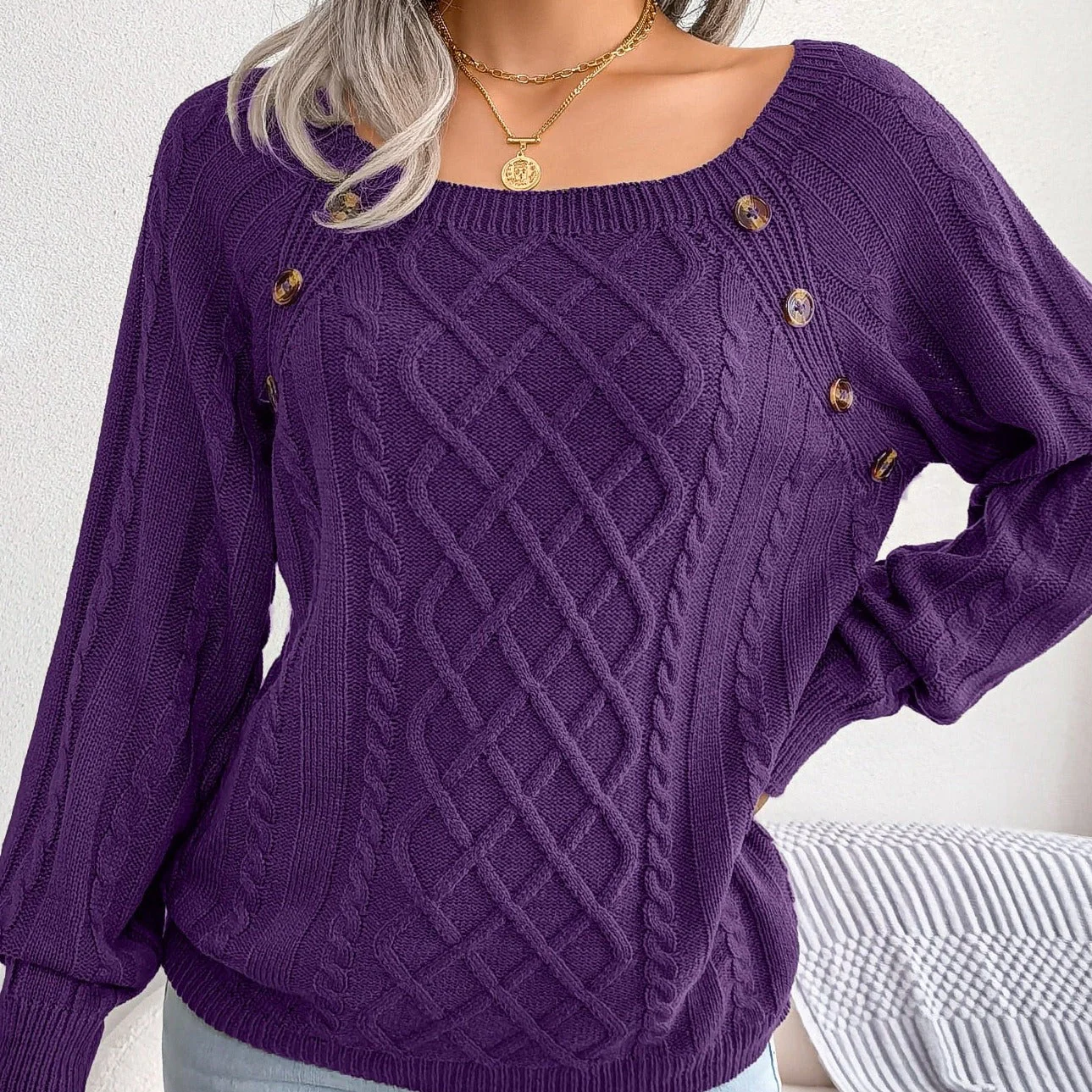 Ela® | Elegant knitted sweater for women - Image 9