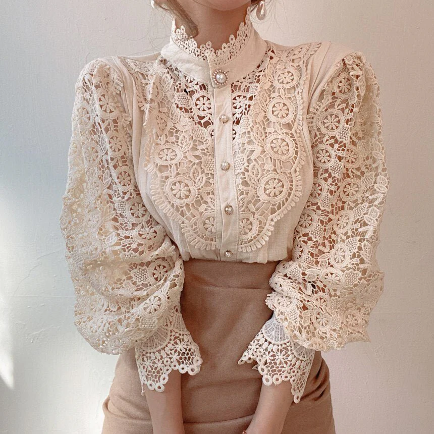 Elda® | Elegant Lace Blouse - Image 3