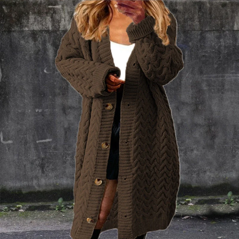 Elda® | Long cardigan tricoté à la mode - Image 4