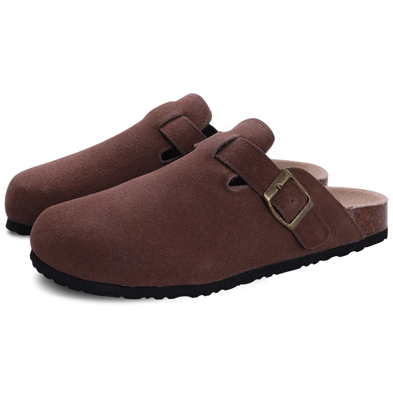 Elda® | Robust Suede Clogs - Image 5