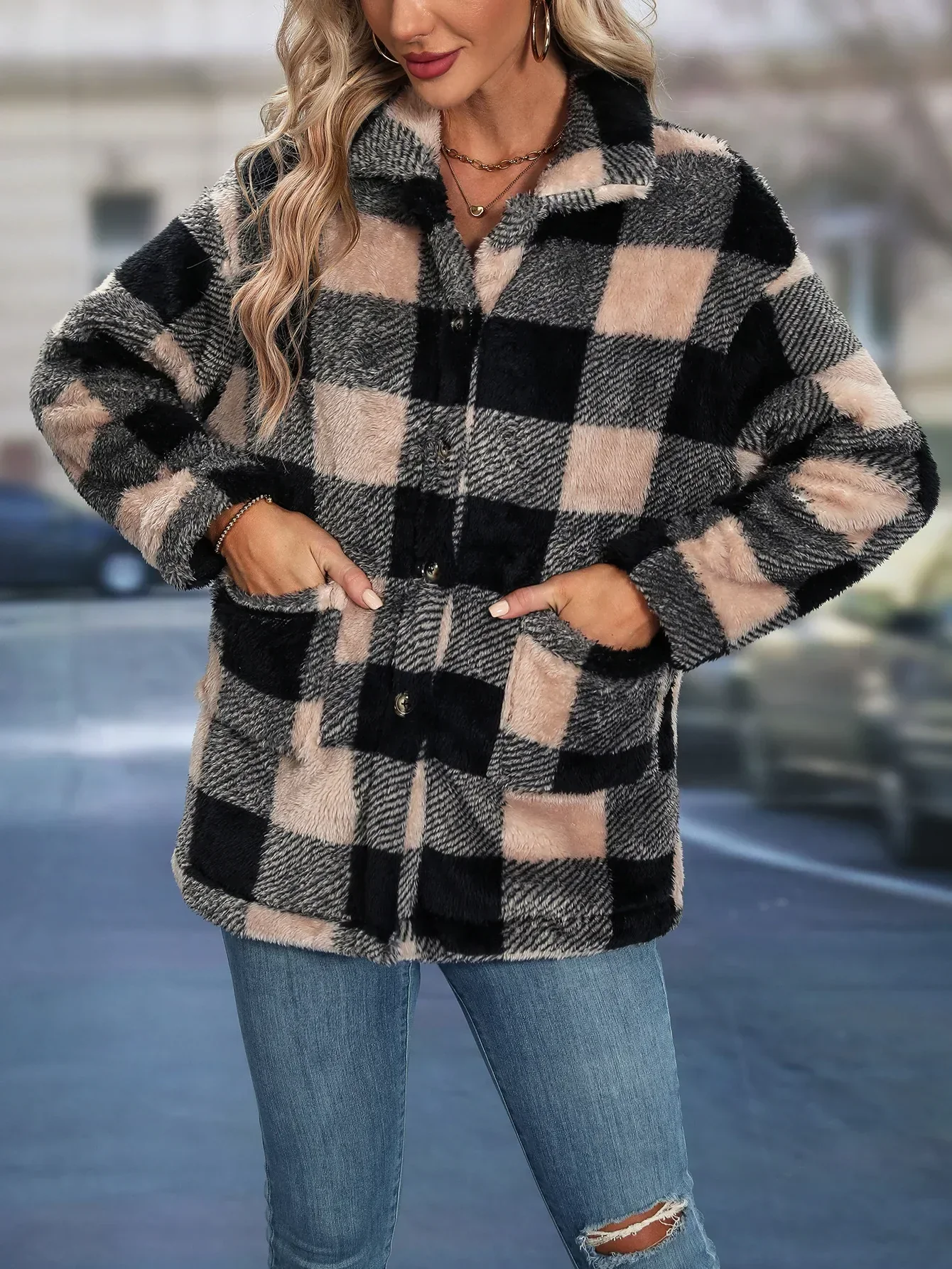 Elda | Women's European-American style fall/winter jacket - Image 3