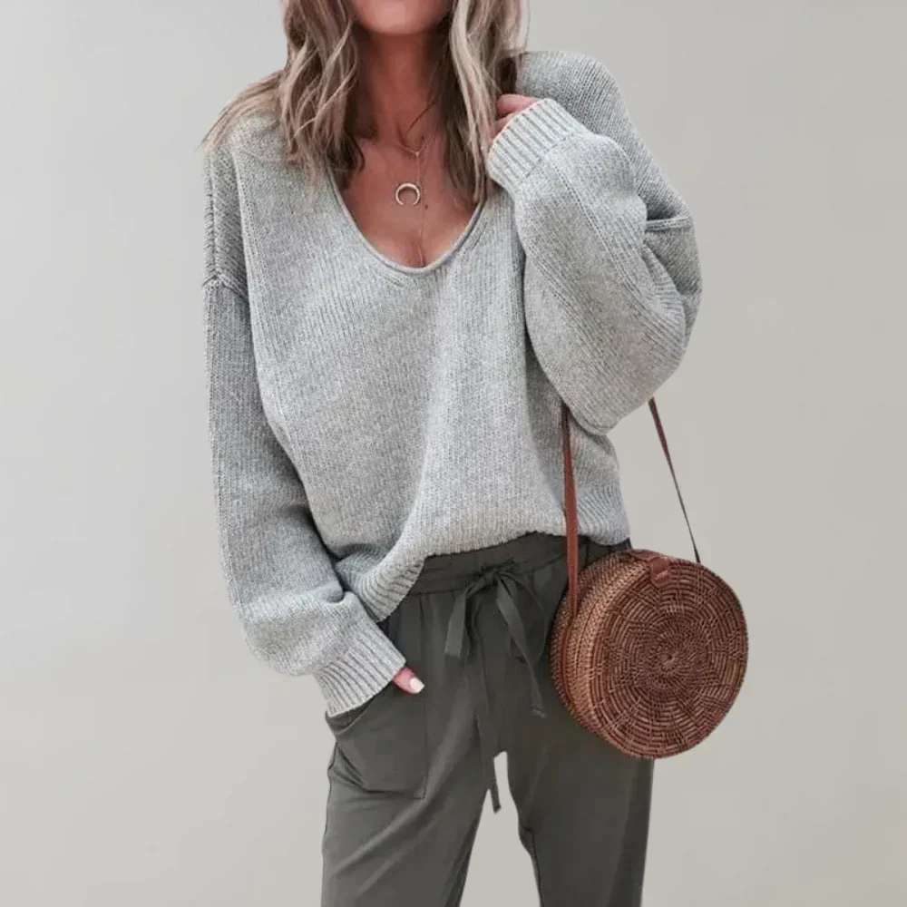 Elena | Casual knitted sweater for women - Image 6