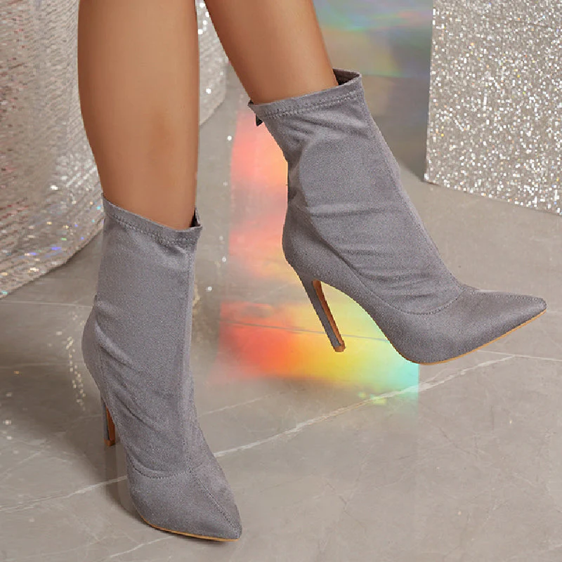 Elena | Casual, simple, pointed patchwork shoes - Image 15