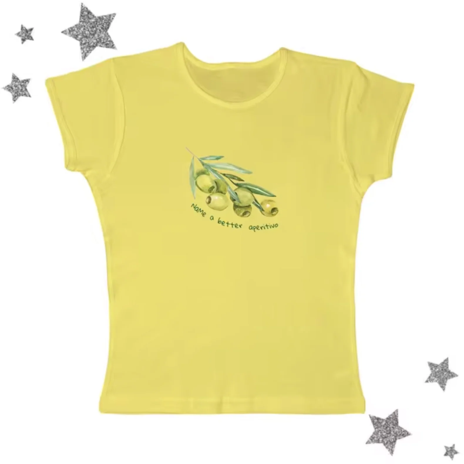 Elena® | Olive Print Crop Top Shirts - Image 8