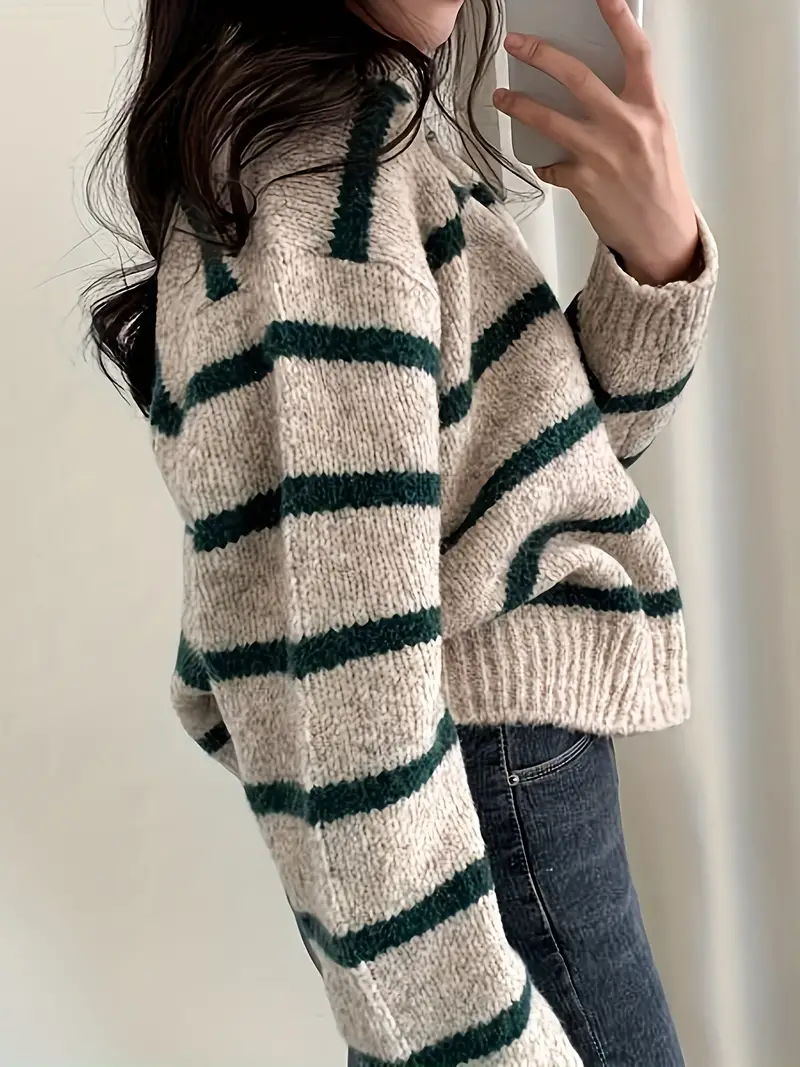 Elena | V-neck knitted sweater - Image 6