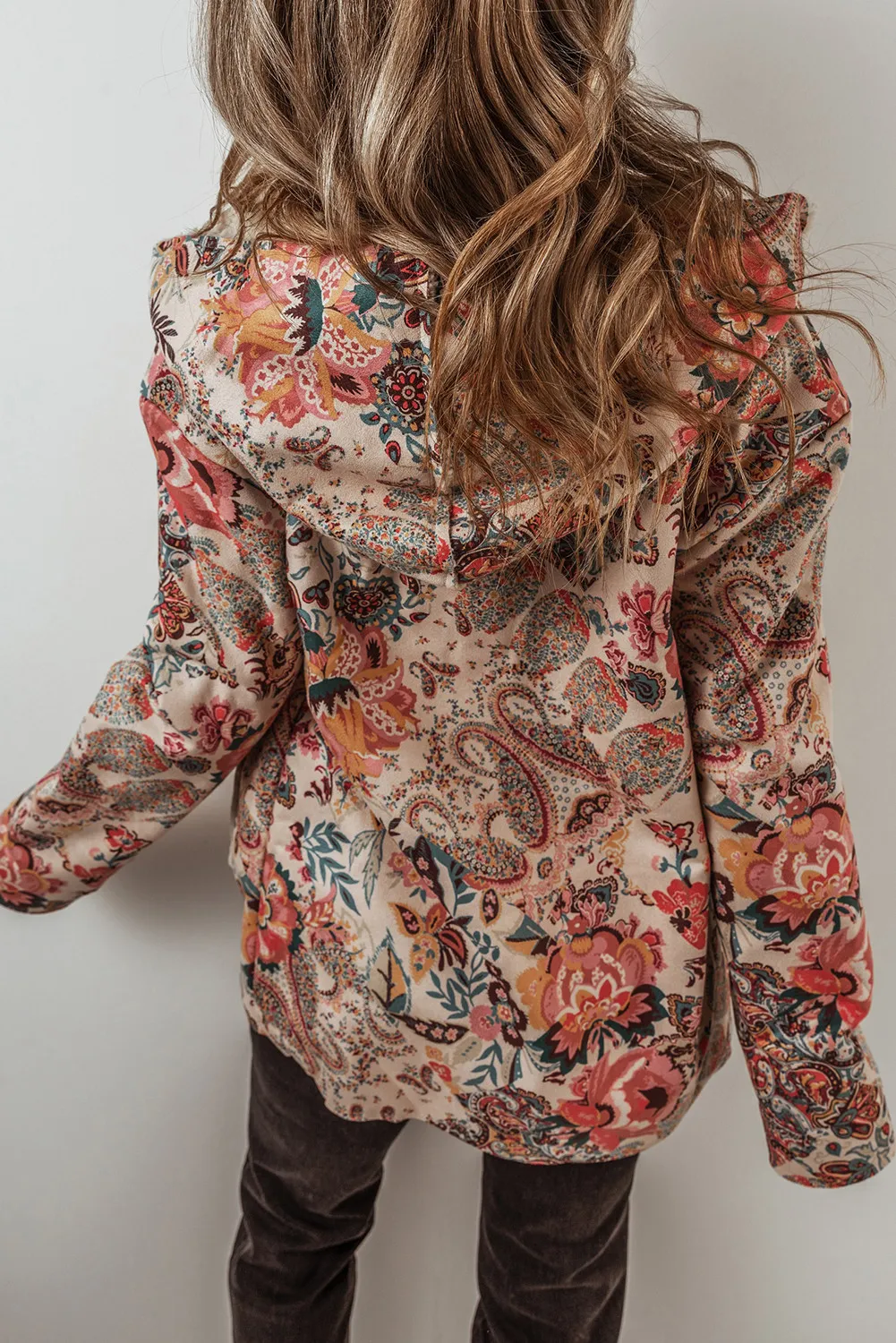 Eleonora | Printed long sleeve hooded jacket - Image 2