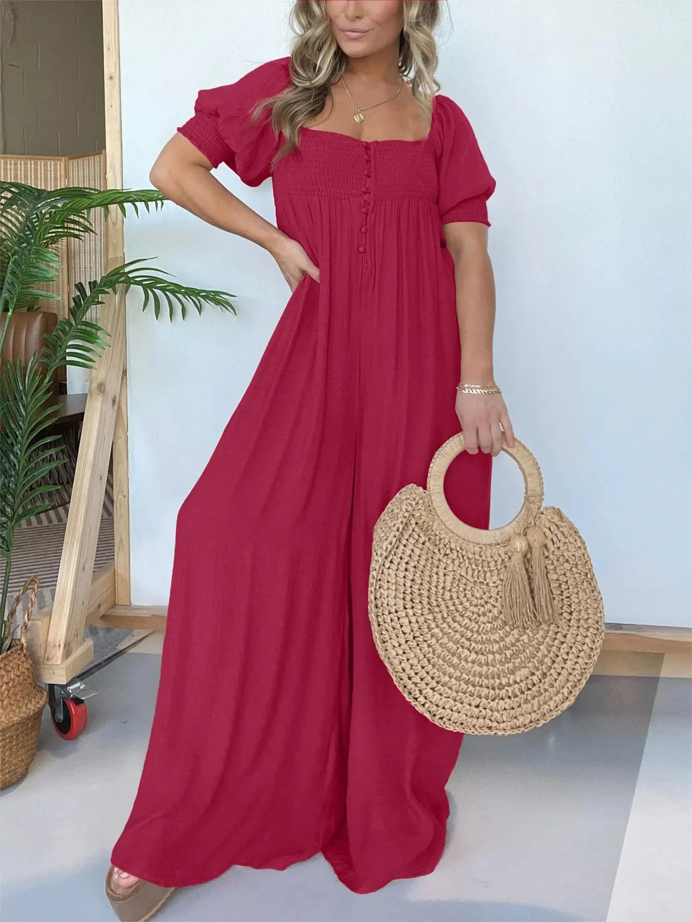 Elettra® | Stylish And Cozy Wide-Legged Jumpsuit - Image 3
