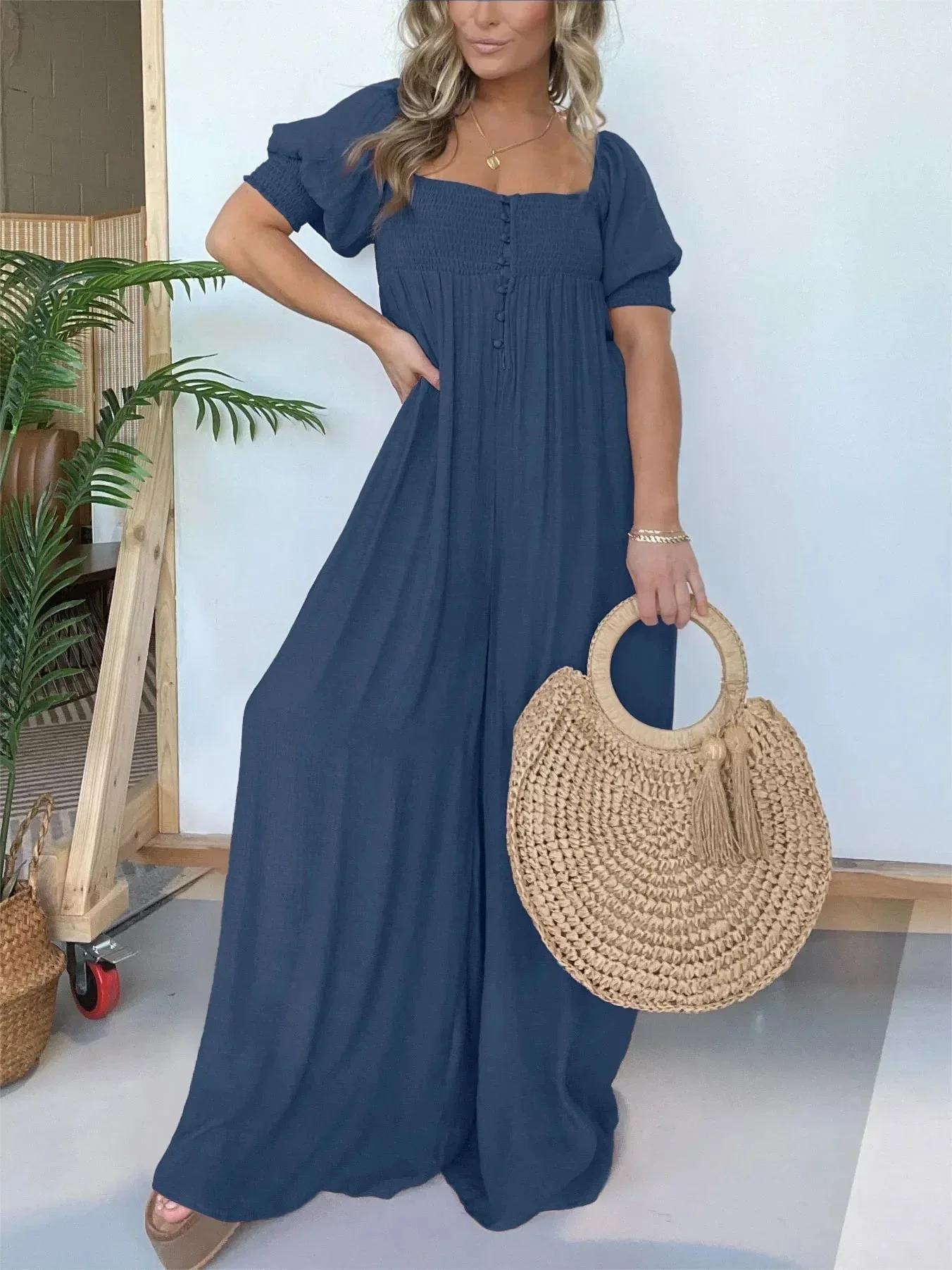 Elettra® | Stylish And Cozy Wide-Legged Jumpsuit - Image 4