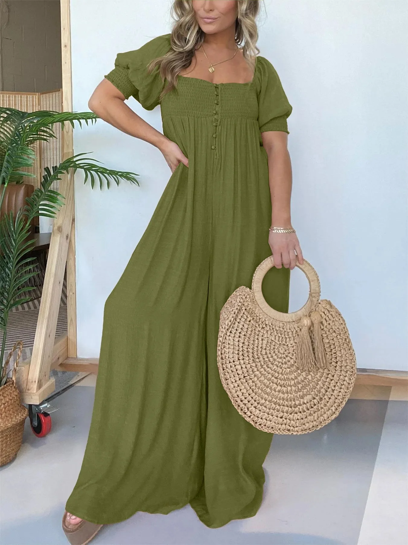 Elettra® | Stylish And Cozy Wide-Legged Jumpsuit - Image 5