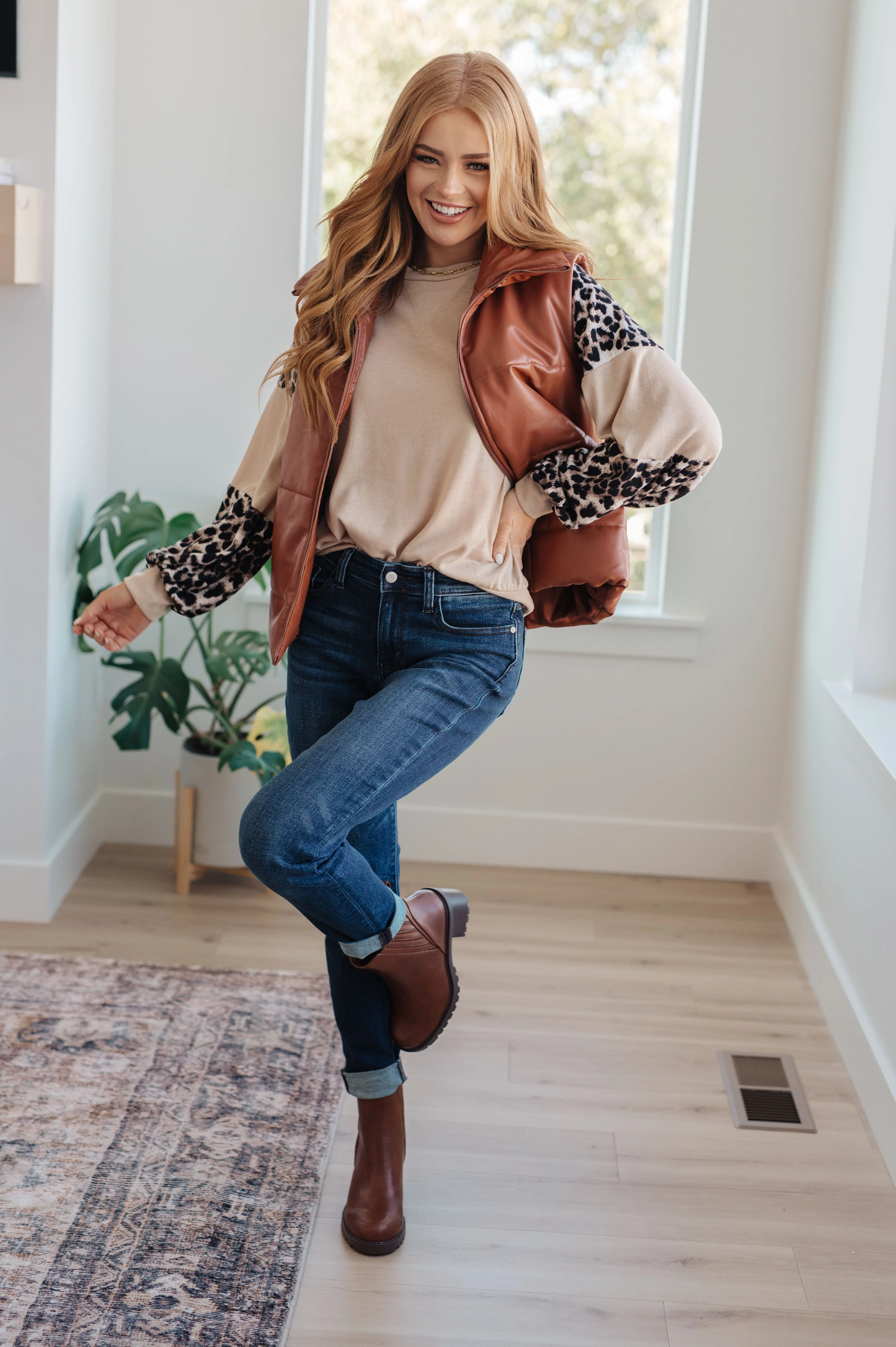 Elfriede | Sometime top with safari animal print - Image 4