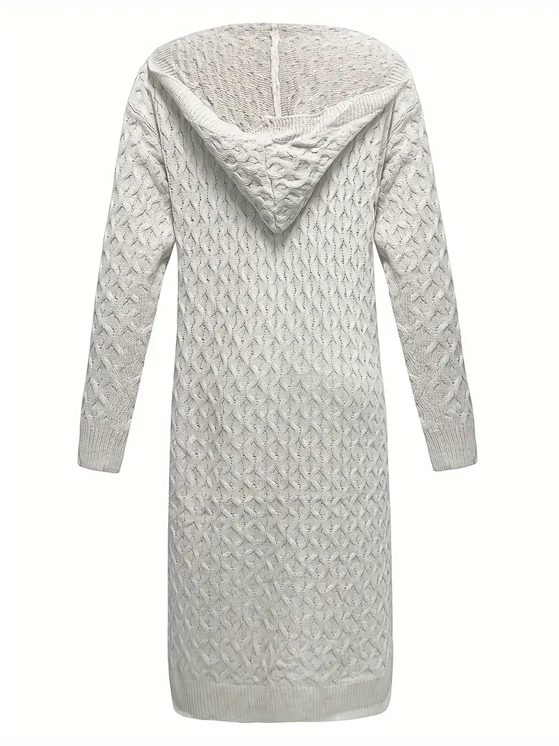 Eliana | Knitted vest with hood - Image 5