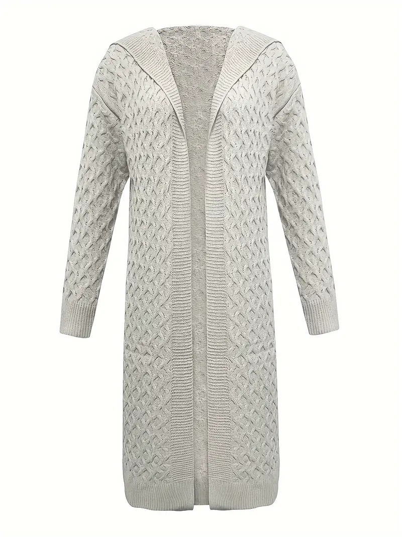Eliana | Knitted vest with hood - Image 6