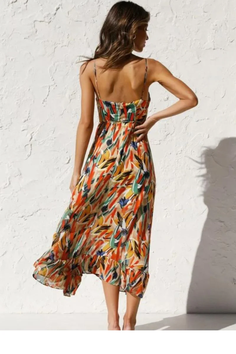 Elisa® | Colorful Midi Dress - Image 4